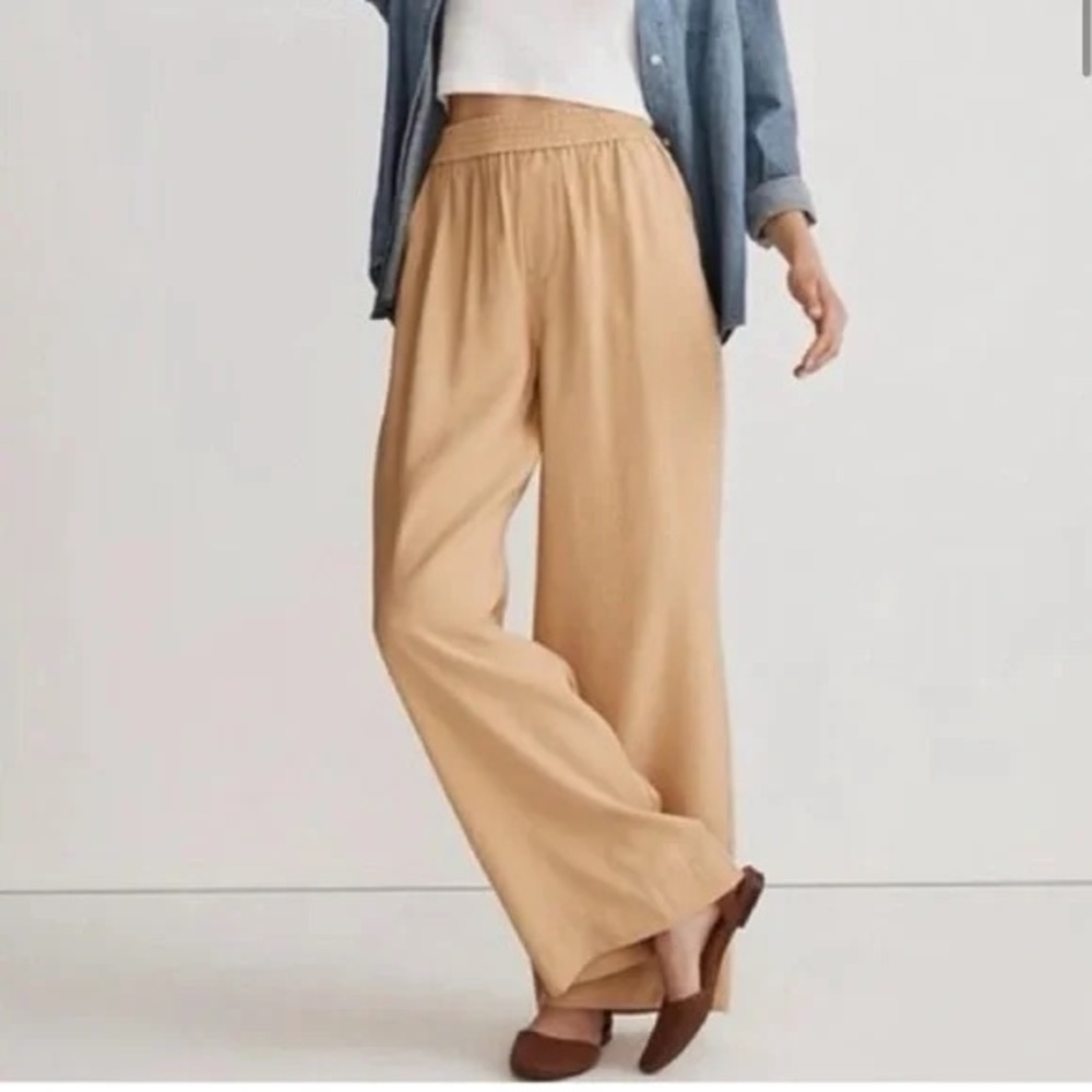Madewell wide‎ leg trousers small